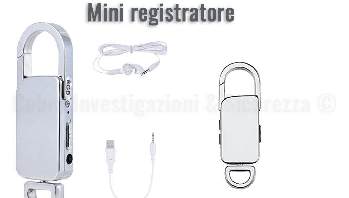 Mini registratore spia professionale – Registratore vocale spia