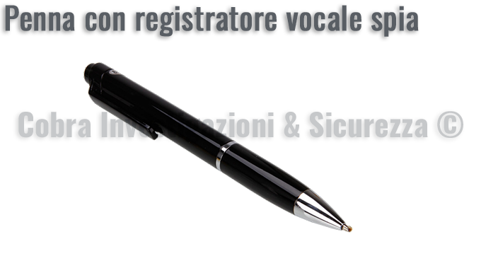 Penna con registratore audio nascosto – Registratore vocale